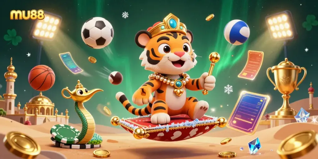 Experience the thrill of mu88 with dynamic gameplay in a vibrant casino setting, showcasing winning moments.
